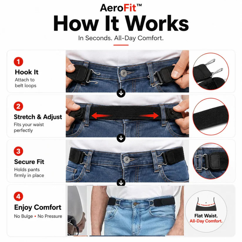 Bratcart's aerofit buckleless belt hook